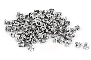 XJS Computer PC Case 2.5-inch HDD M3x5mm Flat Phillips Head Hard Drive Screw 100pcs