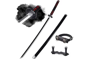 WERKON Light Up Anime Sword, 41 inch Long Katana Sword, Ultra-Detailed Cosplay Sostume, Including Sword Display Stand and Sword Strap,Rechargeable, Suitable for Cosplay, Display, Gift