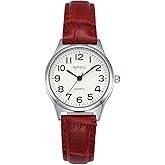 MANIFO Women&rsquo;s Classical Arabic Numerals Analog Quartz Wrist Watch, 3 ATM Water Resistant