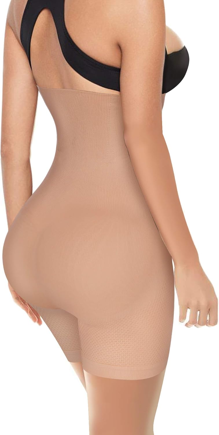Nebility Women Waist Trainer Shapewear Tummy Control Body Shaper Shorts Hi-Waist Butt Lifter Thigh Slimmer at  Women’s Clothing store
