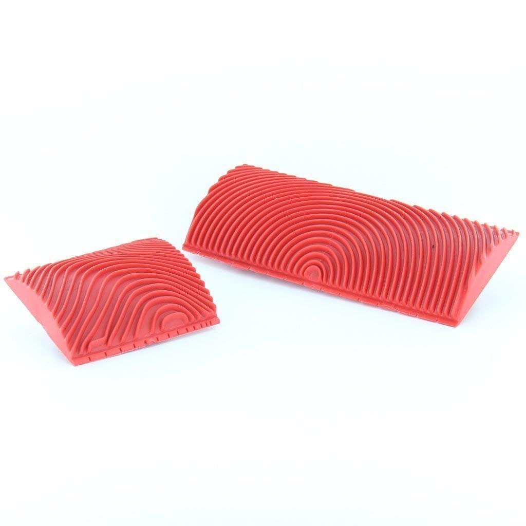 Shentian 2Pcs Wood Graining Rubber Painting Red (MS3) Manufacturer: Shentian — image 1