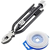 Bonsicoky 6 Inch Safety Wire Pliers with 50 FT Safety Wire, Heavy Duty Wire Twisting Tool for Aircraft, Machinery, Vehicles