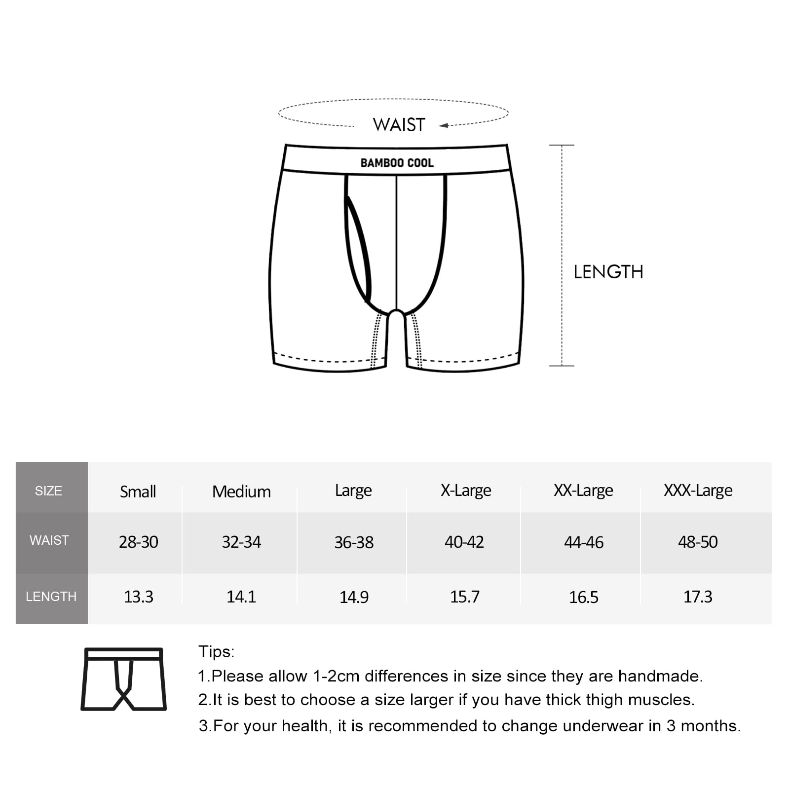 BAMBOO COOL Boxer Briefs