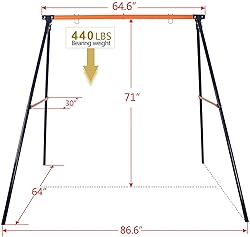 ZENY Swing Stand Frame, Heavy Duty A Frame Swing