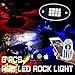 ROCCS 8 LED RGB Rock Pod Lights - UTV SUV ATV Underglow Neon LED Light Kit - Underbody Tail Glow Lamp Kit for Off Road Van Truck Vehicle