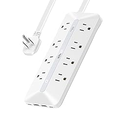 Anker Flat Plug Power Strip, 12-in-1 USB-C Power