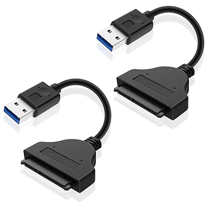 ELUTENG SATA USB 変換 アダプター 2.5インチ SATAケーブル 5Gbps 高速 SATA3 コンバーター USB3.0 2TB SSD/HDD 外付け 変換 コネクタ ハードディスク ポータブル …