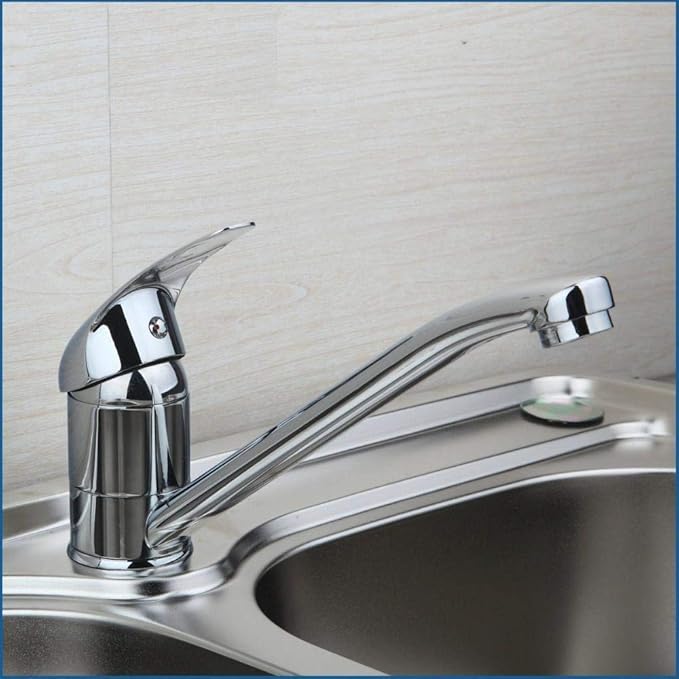 Grifos de lavabo de baño Lavabo de cromo Baño Cocina corta Pulido Lujo