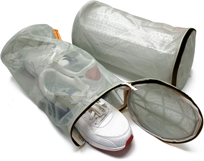 2 Pack Schuhe Waschesack Sneaker Mesh Waschesack Schuhe Waschbeutel Fur Waschmaschine Trockner Wiederverwendbare Mesh Waschbeutel Fur Schuhe Socken Bhs Aufbewahrung Reisen Schwarz Amazon De Baumarkt