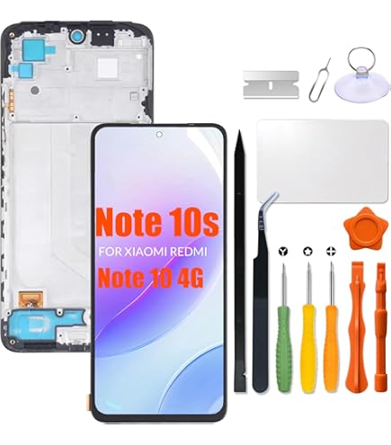 Voor Xiaomi Redmi Note 10 5G Schermvervanging Voor Xiaomi Redmi Note 10 5G LCD-scherm Touchscreen Digitizer Montage Vervanging met Gereedschap
