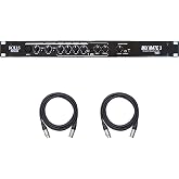 Rolls RM69 MixMate 3 - 6-Channel Stereo Line / Microphone Mixer with 2 XLR Mic Cables