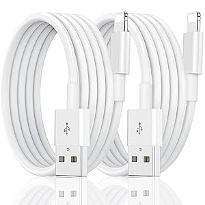 iPhone Charger, [Apple MFi Certified] 2Pack 3.3FT USB to Lightning Cable Power Fast Charging Data Sync Transfer Cord Compatible with iPhone 12/11 Pro/11/XS MAX/XR/8/7/6s/6/5S/SE iPad/Air and More