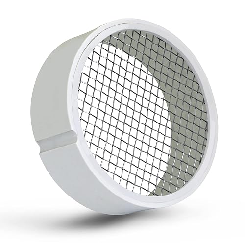 PVC Termination Cap Mesh Screen Vent Cover, Furnace Roof Vent Cap,  Stainless Steel Wire Round Exhaust Pipe Cover End 2