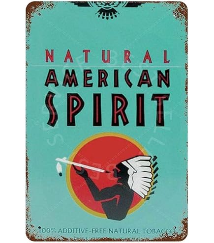 american spirit metal cigarette box Amazon.com: Tinworld Tin Sign: American Spirit Tobacco Metal Sign, (*SIGN  ONLY*) Yellow C245 : Home & Kitchen