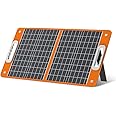 Foldable Solar Panel, FF FLASHFISH Portable 50W 18V Battery Charger for Portable Power Station Generator, iPhone, Ipad, Laptop, QC3.0 USB Ports (60W Foldable Solar Panel)