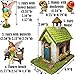 Mood Lab Fairy Garden Kit - Miniature Fairy Garden Figurines with Accessories - Set of 5 pcs - Hand Painted Kit for Outdoor or House Decor