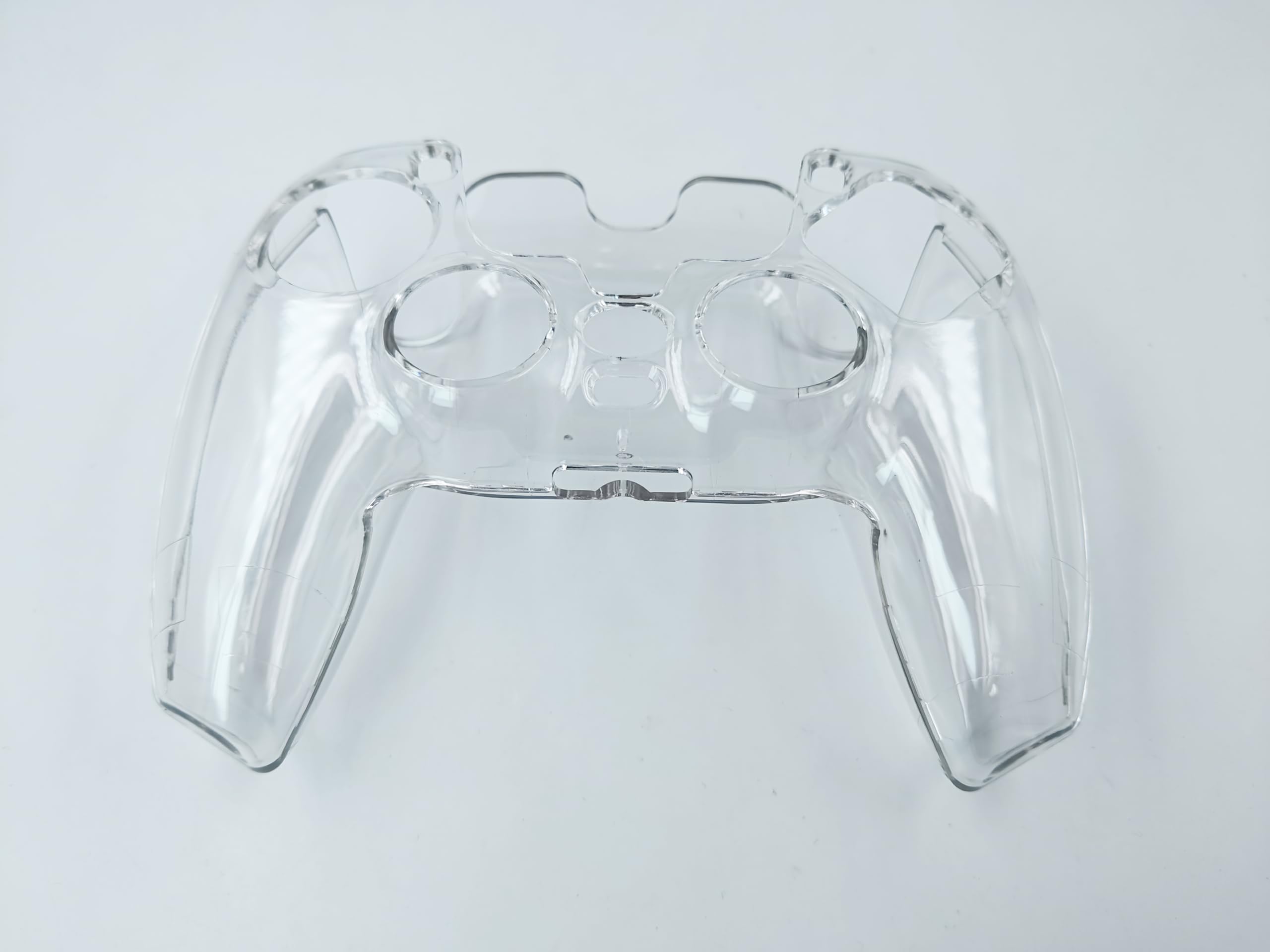 OCity Clear Crystal Case Replacement for PS5 Controller Cover Protective Anti Scratch