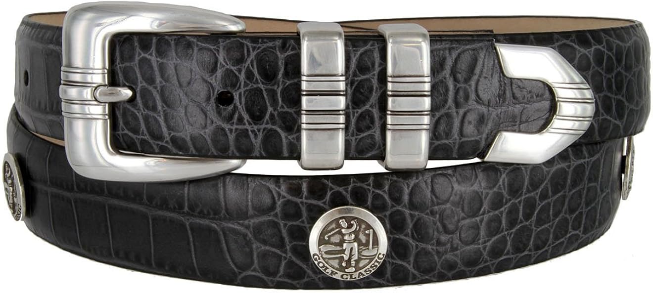 men's concho golf belts