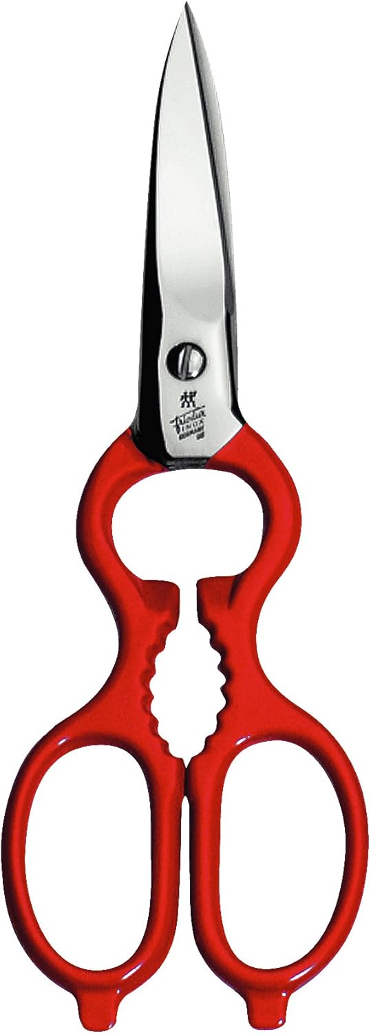 ZWILLING Vielzweckschere, Universalschere, Länge: 20 cm, Rostfreier Spezialstahl, Silber/Rot, Friodur