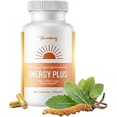 InergyPLUS | Energy Vitamins for Women, Fatigue, Natural Energy Supplements for Focus | Vitamin B12, Folic Acid, Rhodiola Rosea, Cordyceps, CoQ10, Caffeine Free | Packaging Vary | 60 Ct