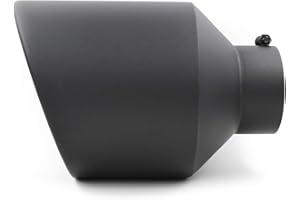 RP Remarkable Power, 5" Inlet 10" Outlet 15" Long Stainless Steel Rolled Edge 20 degree Exhaust Tip Diesel EXT38
