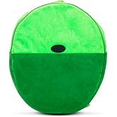 DSKOBT Green Backpack for Anime Costume Prop Lime Green Plush Backpack Cartoon Human's Adventure For Cosplay Holiday Party