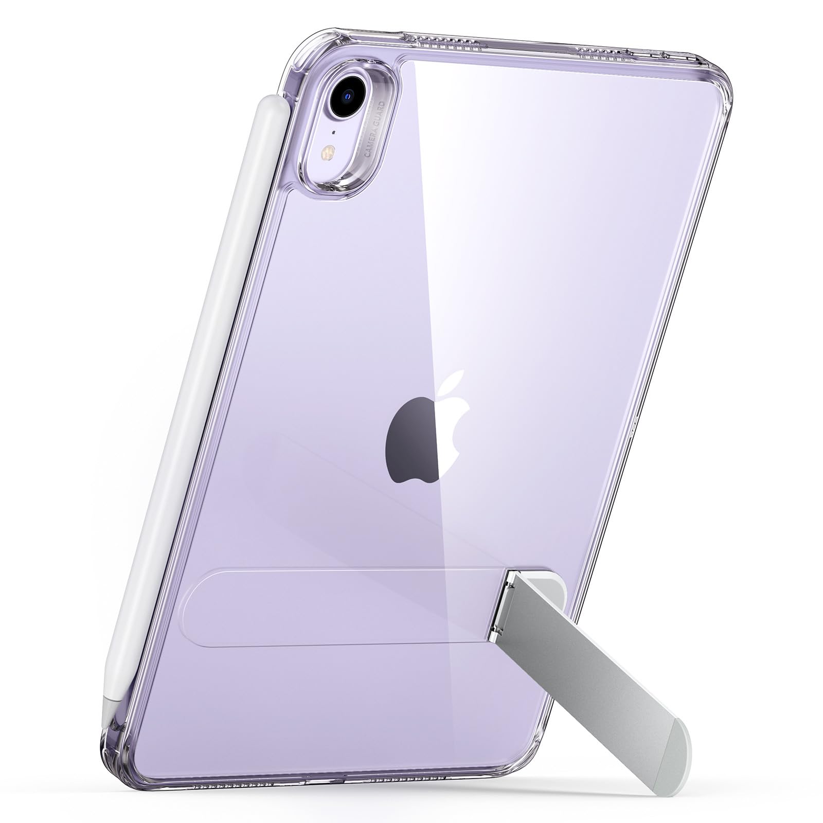 Photo 1 of ESR for iPad mini 7 A17 Pro Case, iPad mini 7th/6th Generation Case with Stand(2024/2021), 3 Stand Modes, Slim and Light, Drop Safe, Supports Pencil Pro & Pencil (USB-C), Boost Kickstand Cover, Clear