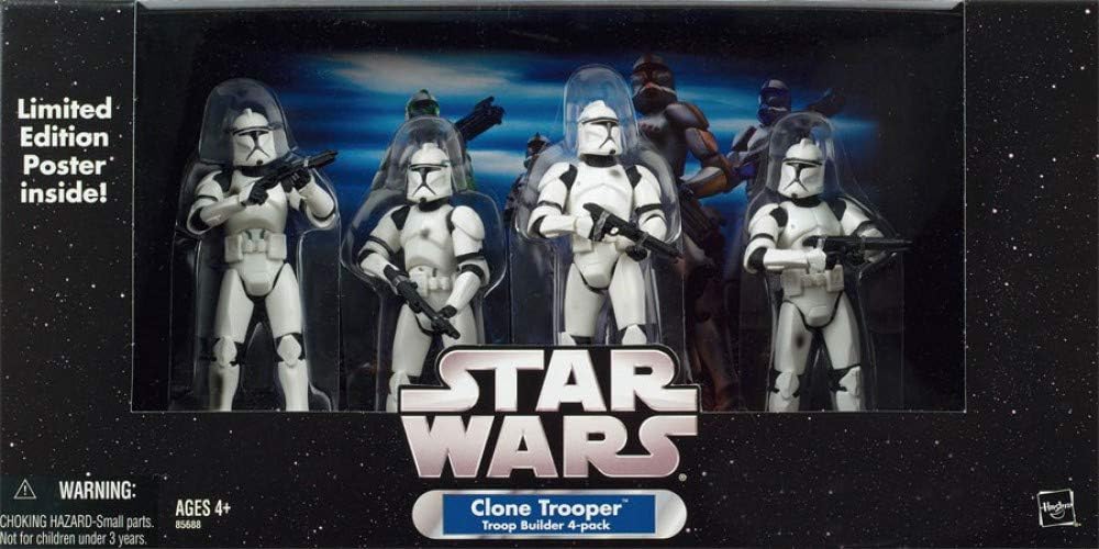 Star Wars Clone trooper 4-pack white 