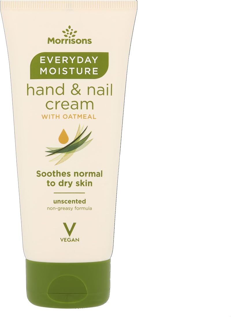 Morrisons Nourish Hand & Nail Cream Oatmeal Sensitive Skin 100ml Fast Absorbing
