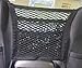 Hang Outs Premium Two Pocket Mesh Storage Net - Black Mesh Two Pocket For Between Car Seats Organizer (2 pocket mesh)
