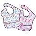 Bumkins Disney Cinderella Ariel SuperBib, Baby Bib, Waterproof, Washable, Stain and Odor Resistant, 6-24 Months (Pack of 2) primary