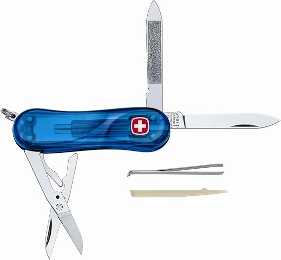 Wenger EVO 81 Swiss Army Knife Translucent Blue (65mm) Amazon.co.uk