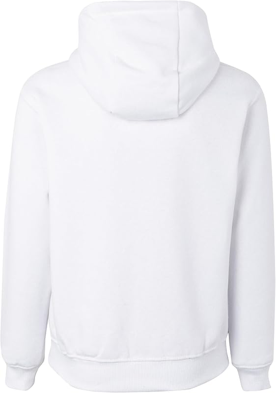 Byron Kids, sweatshirt infantil com fecho e capuz, cor branca, Tamanho 3/4 — foto 4 de 7