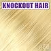 Knockout Hair Fits like a Halo Hair Extensions, 20-Inch, Human, 120 Grams, Lightest Blonde - #60-20