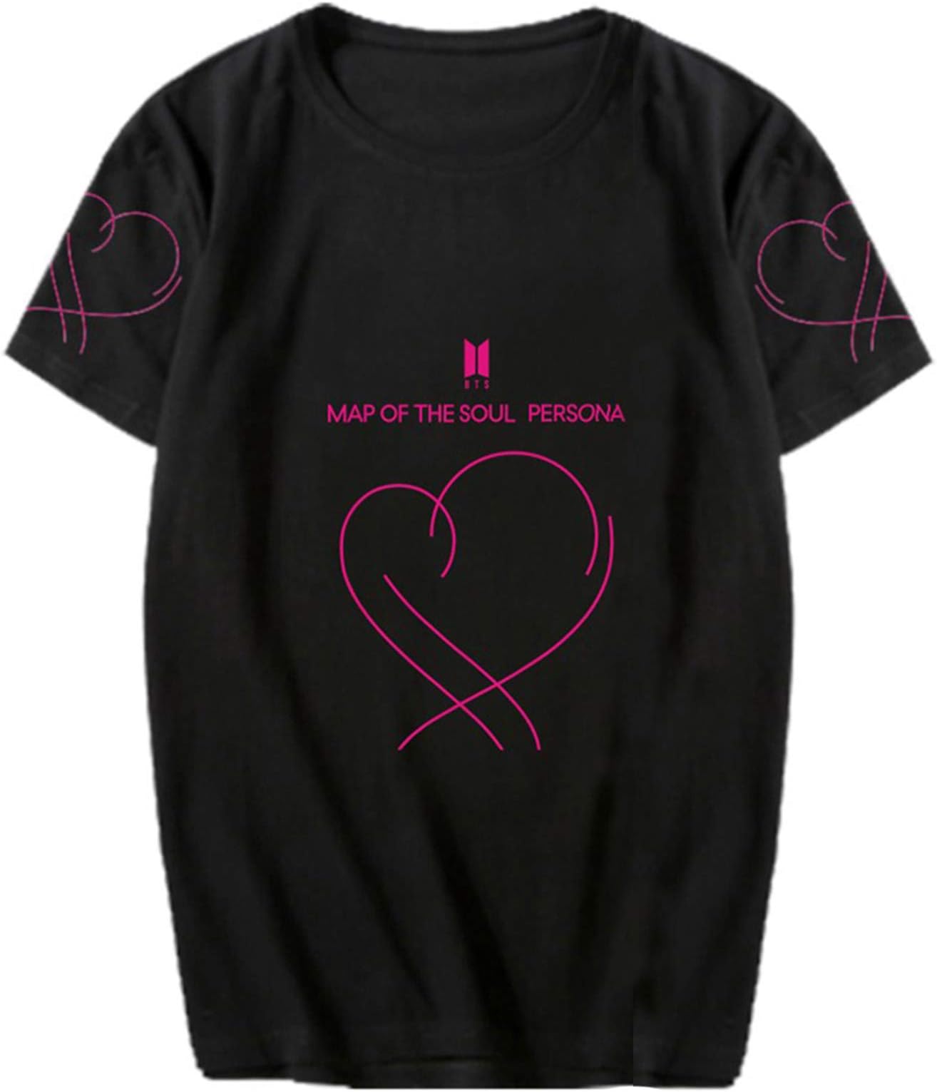 Kpop Team Album MAP of The Soul Persona T-Shirt Jung Kook Jimin Suga V Tee Shirt Tops