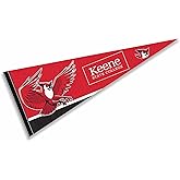 Keene State Owls Wordmark Logo Pennant Flag
