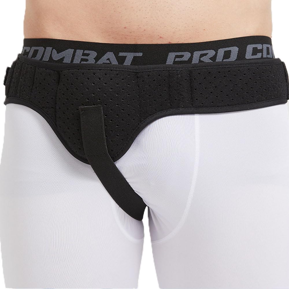 Hernia Belt Inguinal Hernia Support Truss Hernia Truss Inguinal Groin Hernia Belt Adjustable Hernia Brace Truss Support Hernia Guard Groin Support Inguinal Hernia Belt with Removable Compression Pad