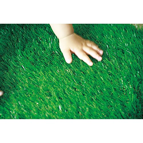 Time Concept Lifelike Faux Grass Indoor/Outdoor Door Mat - Round