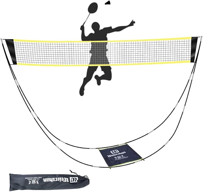 BEFANS Badminton Net Foldable Tennis Volleyball Net Portable Folding