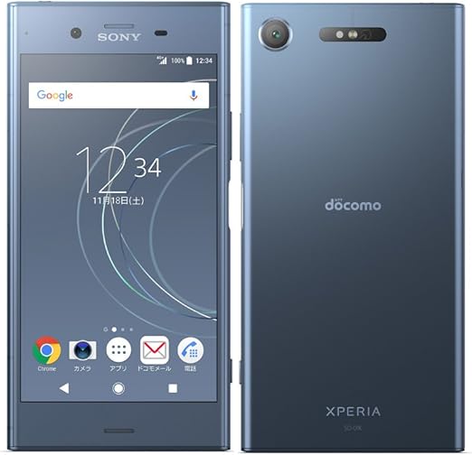 Docomo Xperia Xz1 So 01k Moonlite Blue 白ロム スマートフォン本体 通販 Amazon