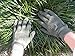 SEUROINT 6 Pairs Pack Cotton Gloves, Premium Garden Gloves, PVC Dots Cotton Work Gloves, Sure-Grip Breathable Gardening Gloves, Medium, Dark Green