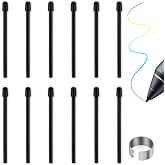 RAPUDA Standard Pen Nibs for WACOM,12pcs Black Replacement Refill Pen Tips for Wacom Intuos Pro,Wacom IMobileStudio Pro,Wacom Cintiq Pro,Wacom Citiq16(with Removal Ring)