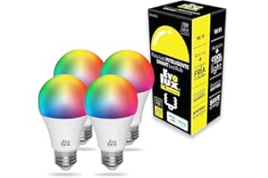 Evolux Smart Light Bulb (E26) - Ampoule Intelligente - Smart Bulbs Alexa Compatible - Colour Changing, Dimmable - 806 Lumens 