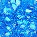 Blue Ridge Brandâ„¢ Light Blue Fire Glass - 3-Pound Professional Grade Fire Pit Glass - 1/2" Glass Rocks for Fire Pit and Landscaping