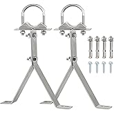 XRDS-RF Antenna Wall Mount 8 Inch Heavy-Duty Stand Off Wall Mast Mount Windproof Antenna Mounting Bracket for TV Antenna Mast ( 2-Leg + 2-Leg)