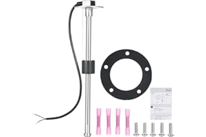 Shkalacar Fuel Sending Unit 240-33ohm Fuel Water Level Sensor Stainless Steel Fuel Tank Sending Unit Marine Fuel Gas Sending 