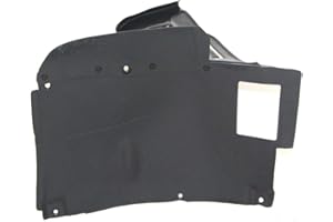 FITRITE AUTOPARTS Fitrite Autopart New Front Right Passenger Side Engine Splash Shield For 2001-2003 BMW 5-Series, With Bracket, Made Of Plastic BM1228104 51717008690