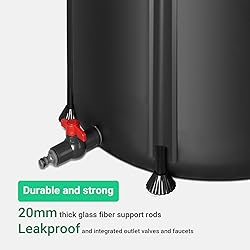 FAMIROSA 50 Gallon / 200L Collapsible Rain