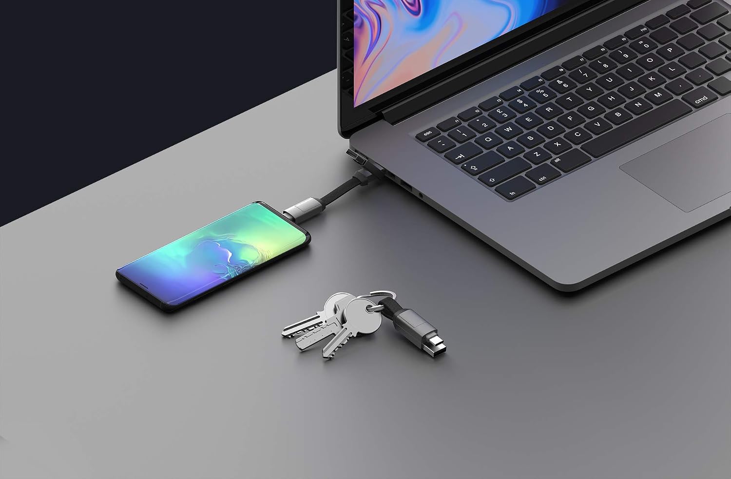 Rolling Square inCharge 6 - USB C Charger Cable, Lightning Cable for Smartphone Universal Cable Charger 6 in 1, USB Plug, Grey, 15W - Image 5