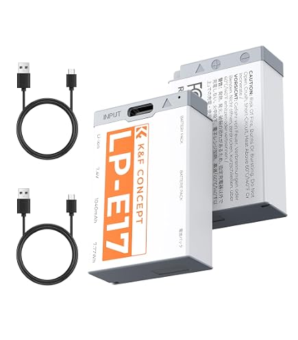 Amazon.com: Canon LP-E17 Lithium-Ion Battery for EOS 77D, M3, M5